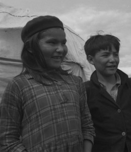 deux enfants montagnais