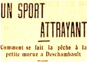 la peche au poulamon