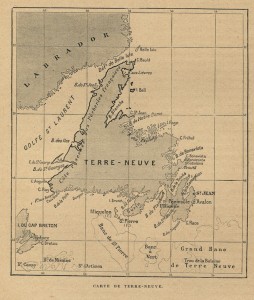 Terre Neuve, carte geographique