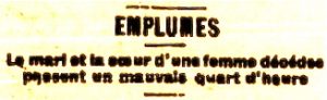 les emplumements